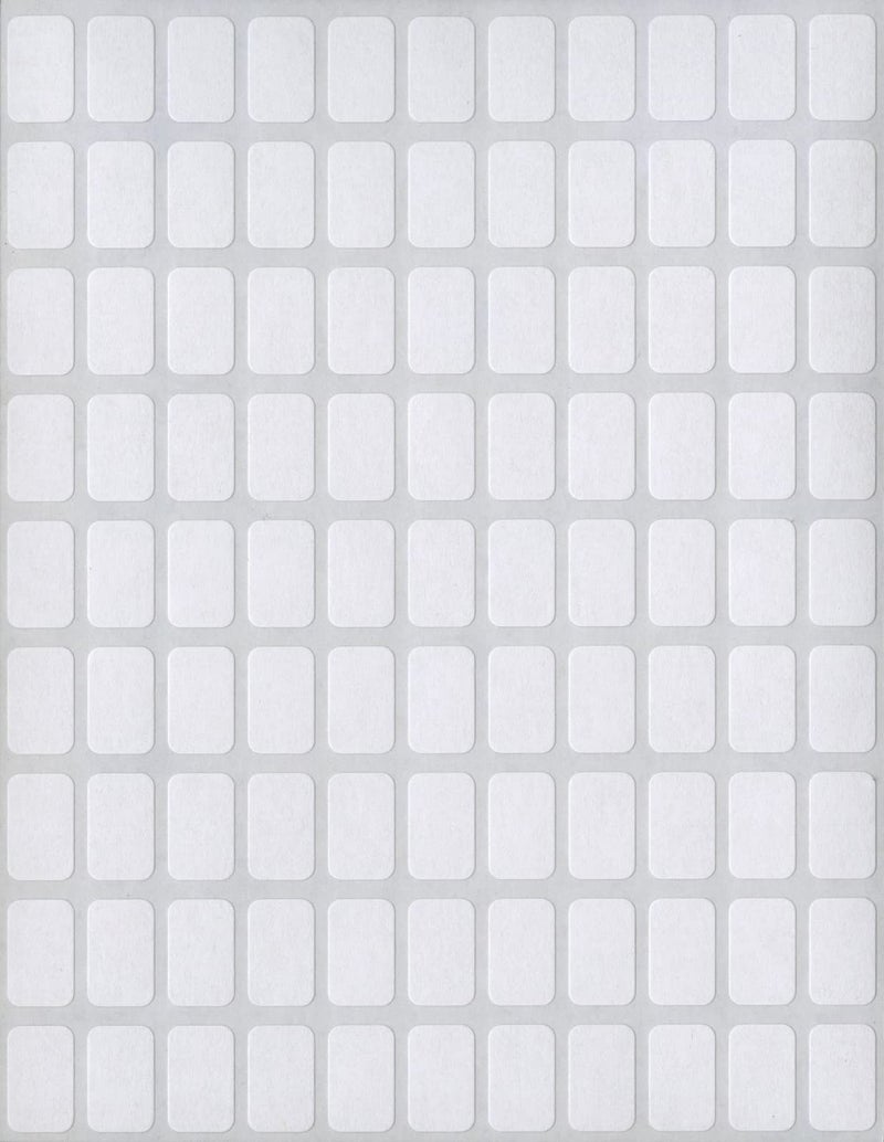MACO White Rectangular Multi-Purpose Labels, 5/16 x 1/2 Inches, 1000 Per Box (MS-508) - Image 2